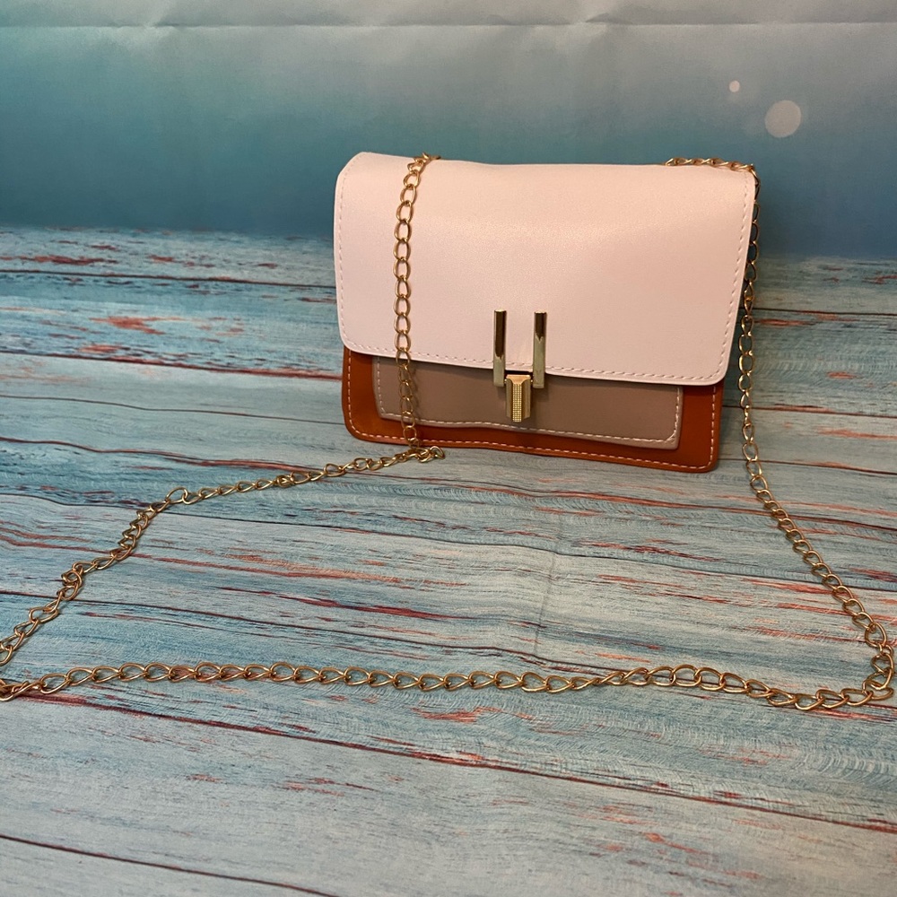 Pumpkin spice mini crossbody bag